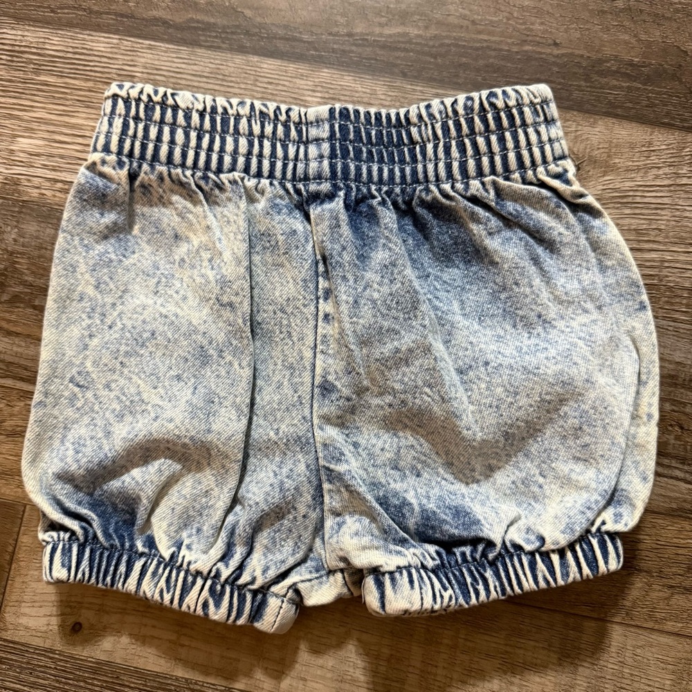 Vintage Little Ones Acid Wash Shorts 18m